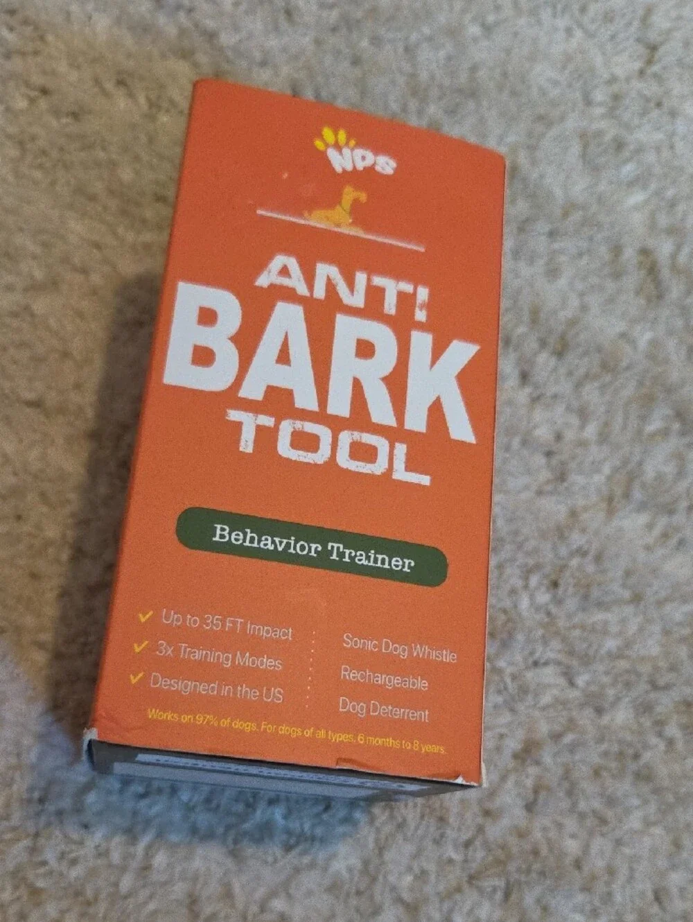 Barking Control Behavior Trainer - Orange